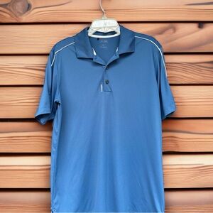 Adidas Adizero Size Medium Men's Blue Golf Polo Lightweight Cooling PGA Golf